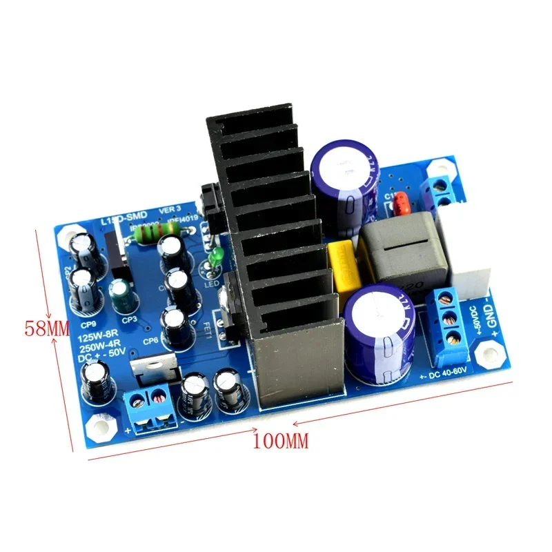 

Lusya L15DSMD IRS2092S Высокая мощность 250 Вт Класс D аудио цифровой моноусилитель плата F4-003