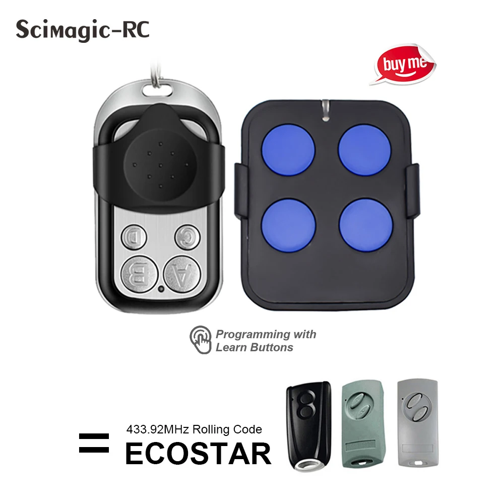 

Оригинальный пульт дистанционного управления для гаражной двери Hormann ECOSTAR, 433,92 МГц, непрерывный код, высокое качество