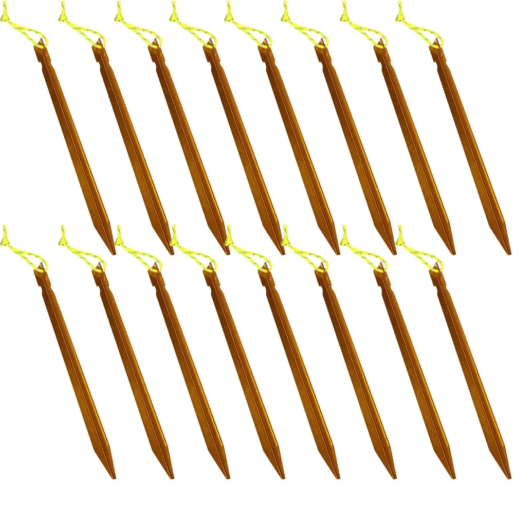 Aluminument Tent Pegs Nails with Rope Stake Camping Hiking Equipment Outdoor Traveling Tent Sand Ground Accessories camping tent accessories tent pegs 18cm