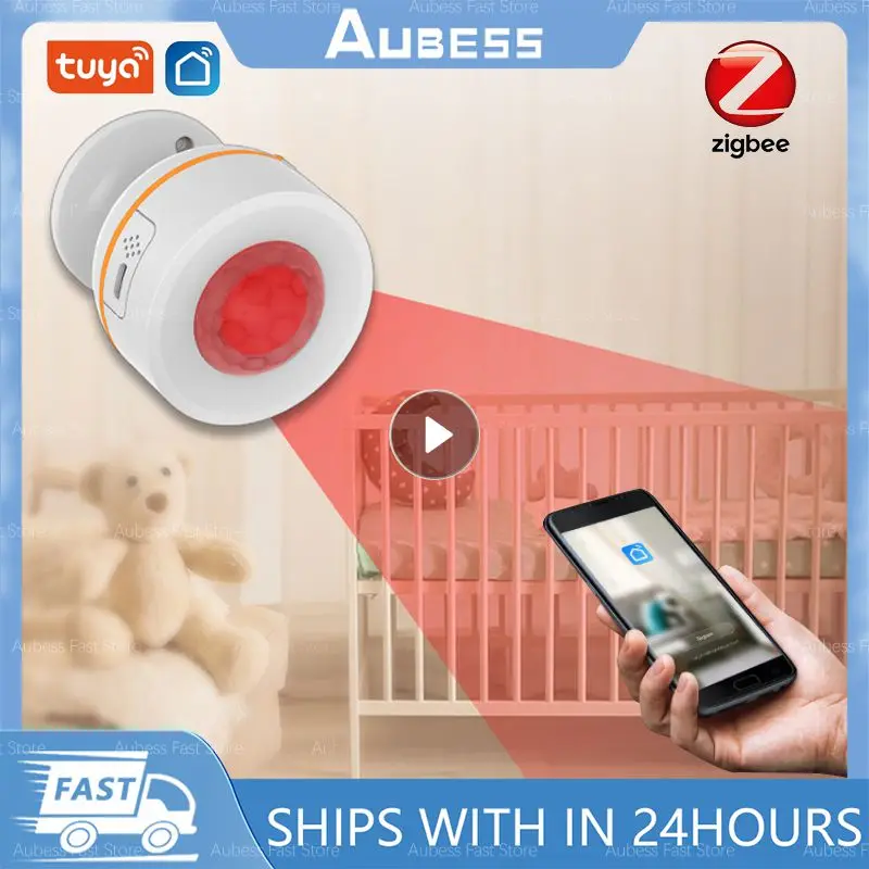 

Tuya ZigBee Smart PIR Motion Sensor Built In Sensor Wireless Passive Infrared Detector Burglar Alarm Sensor Remote Control