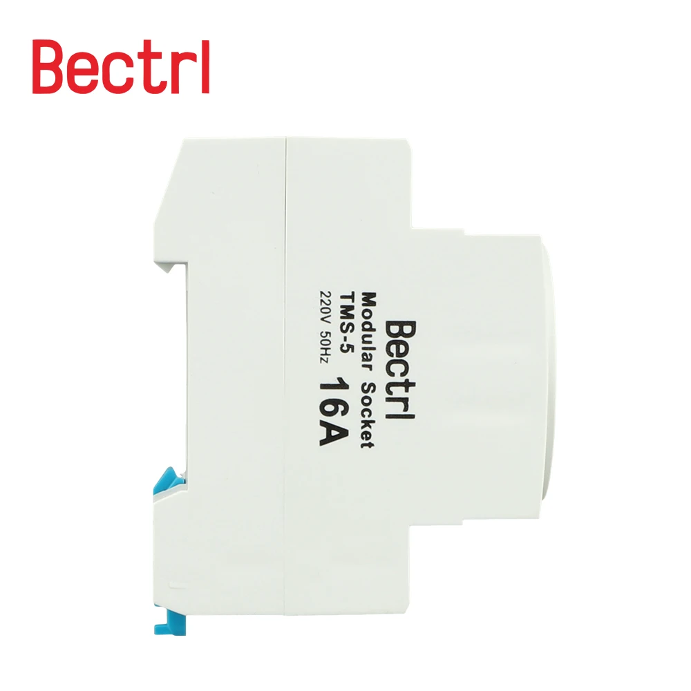 CNC Din 레일 35mm 모듈러 마운트 AC 전원 소켓 플러그 16A 220V AC 커넥터 회색 주거용 범용 산업용