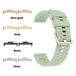 Sport Breathable Silicone Wristband Accessories for Black Connector (Green)