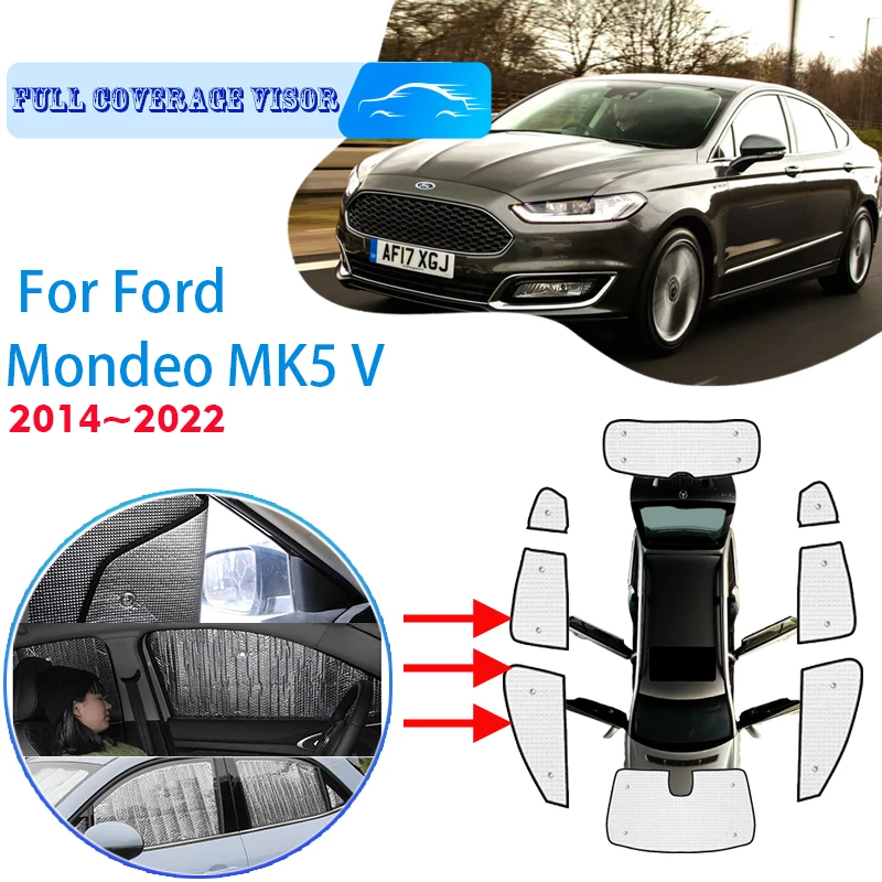 Car Full Coverages Sunshades For Ford Mondeo Fusion MK5 V 20142022