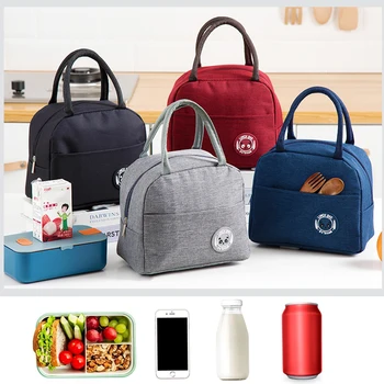 Sac à déjeuner isolé Portable, sac à Bento isolé, feuille d'aluminium cationique, sac de riz, sac de repas, sac de glace, sac à main pour déjeuner Studen 1