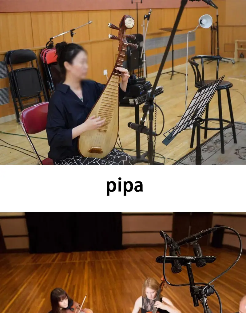 E914 Heart-Shaped Instrument Microphone, Windproof Cotton Condenser Microphone,For Bands/Stages/Recording Studio Recording ﻿