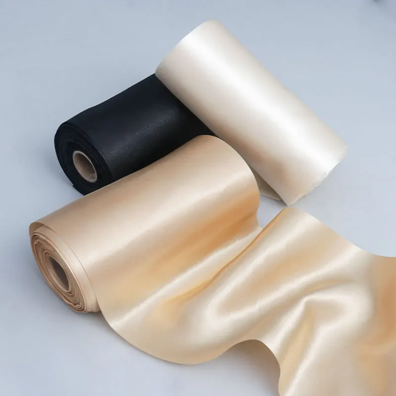 Satin Ribbons Ribbon Decoration Satin Ribbon Satin Ribbon Wide 15cm 20Meters/Roll Wedding Festival Birthday Party Gift Wrapping Christmas Supplies DIY Crafts Ribbon