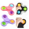 New Fidget Spinner Toys Hand Fingertip Multi-color Spnining Top Stress Relief Decompression Adults Toy Gifts for Boys Girls 1
