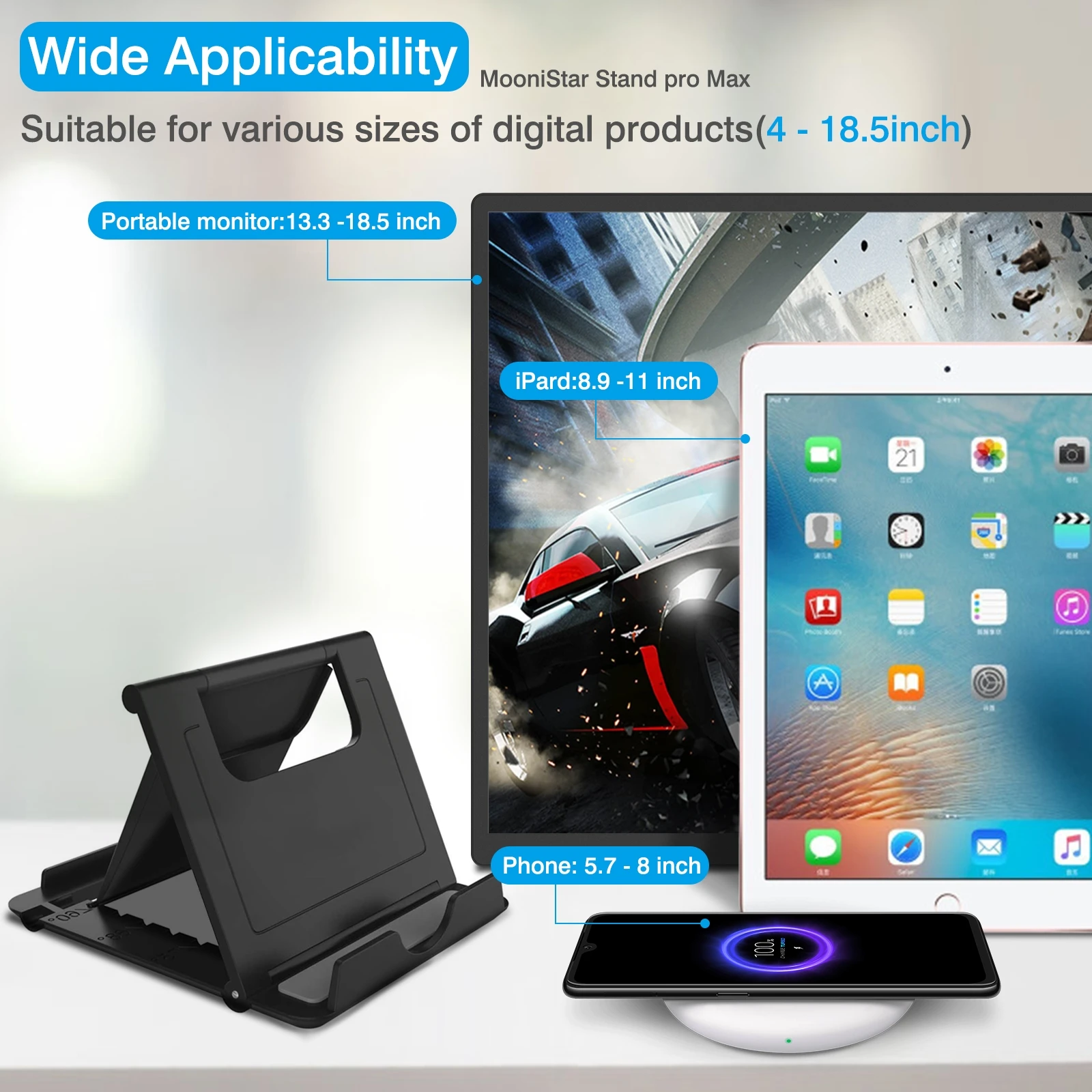 Monitor Stand For 4.7inch-18.5inch Tablet iPad iPhone HUAWEI Xiaomi