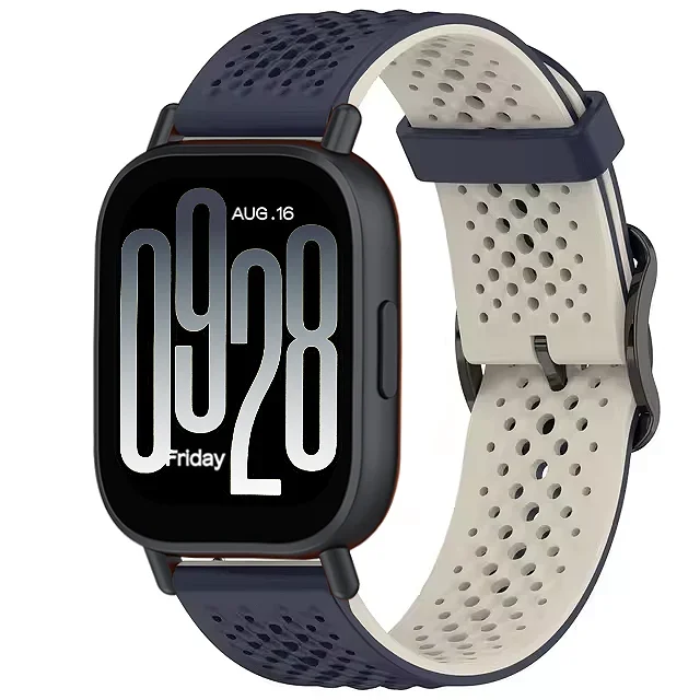 Breathable Silicone Sport Strap Bracelet for Smartwatches, 22mm/20mm