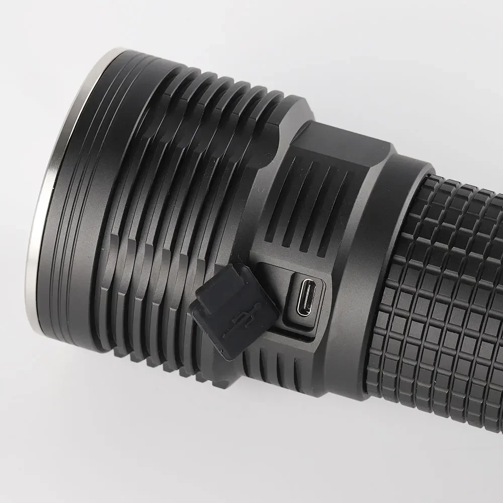 Convoy 3X21A Powerful LED Flashlight SST40 6800lm Range1000m Searchlight Lights by 3PCS 21700 Battery for Camping,Hiking,Search