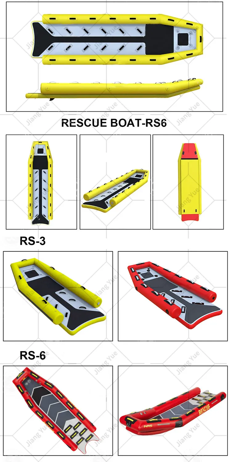 Factory Inflatable Rescue Tube Water Equipment Inflatable Jet Ski Sled Surf Rescue Boat for Sale