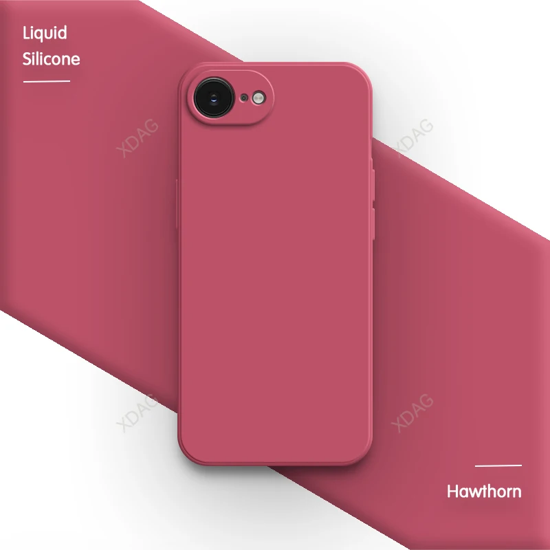 Sleek Silicone Back Cover - Classic Straight Edge Design