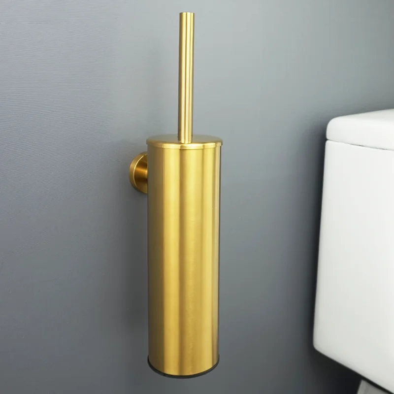 Brushed Gold Stainless Steel Towel Bar Rack Toilet Paper Holder Towel Rack Hook Toilet Brush Bathroom Hardware Accessories toilet paper holder bathroom hardware set bathroom hardware accessories