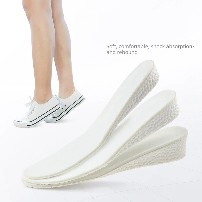 1 paar Komfortable Männer Frauen Höhe Erhöhen Einlegesohlen Dämpfung Memory Foam Marke Schuhe Sohle Pad Atmungsaktive Füße Pflege Pads