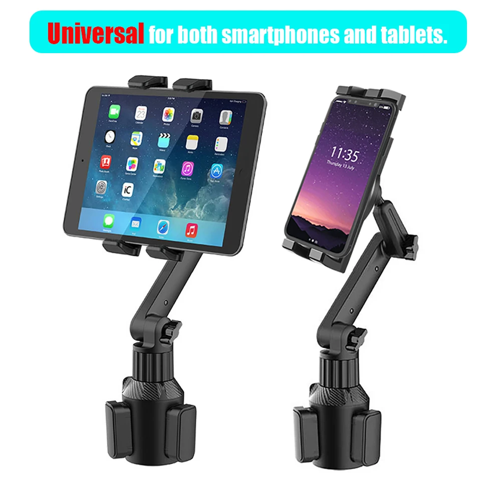 Hkza-suporte Universal Car Cup Phone Mount Ângulo Ajustável Berço Tablet Mount pc Gps 416 - Imagem 6