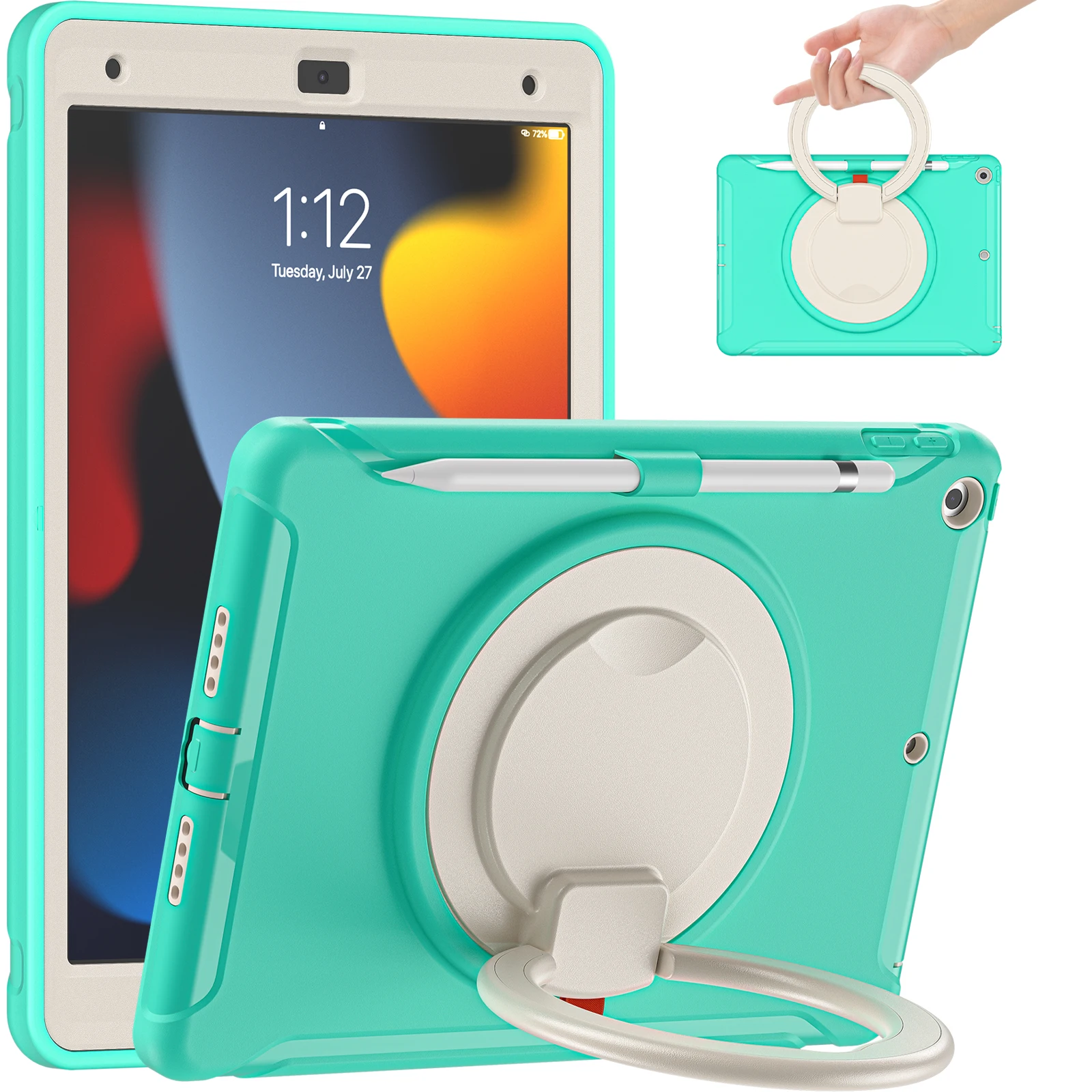 caso para ipad gen ar pro mini heavy duty prova de choque capa crianças