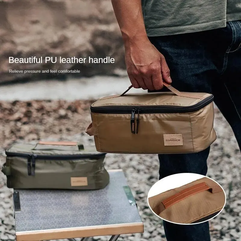 Outdoor Picnic Storage Bag Waterproof Moisture Resistant Wear Resistant Tear Sorting Handheld storage bag