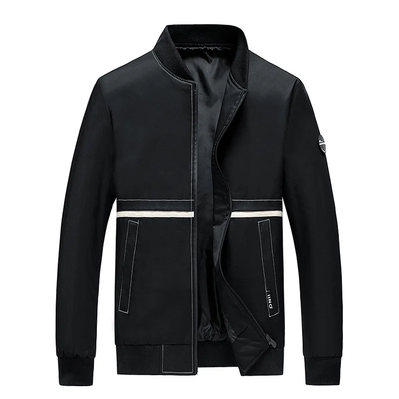 

Куртка мужская демисезонная ветрозащитная, дышащая, однотонная, с воротником-стойкой