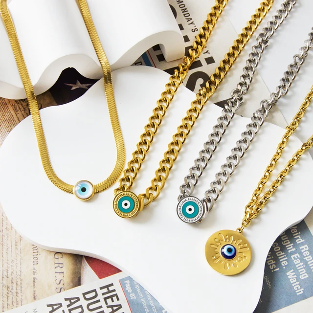 16mm Cuban Link Chain, Rope Cross Chain, Blue Face Watch, Bracelet Set main image 0