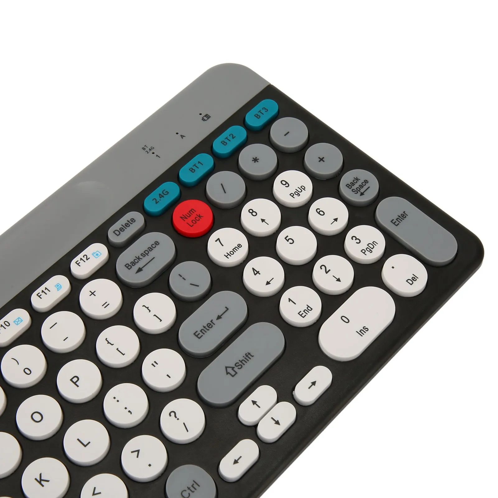 【New】Wireless Keyboard Mouse Set Rechargeable Retro  2.4G Wireless Bluetooth Keyboard Mouse Set Wireless PC Keyboard Mouse Set