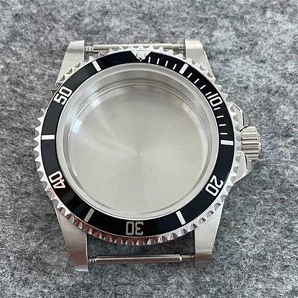 120 Clicks Retro Watch Case 100 Meters Super Waterproof 39.5mm Stainless Steel Sapphire Mirror Case For NH34 NH35 NH36 Movement