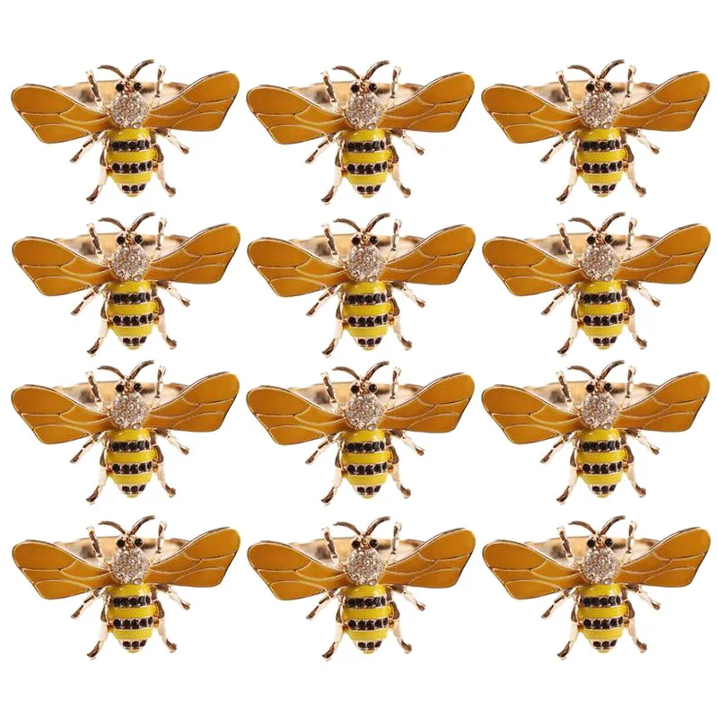 

12 шт., держатель для салфеток в виде пчелы