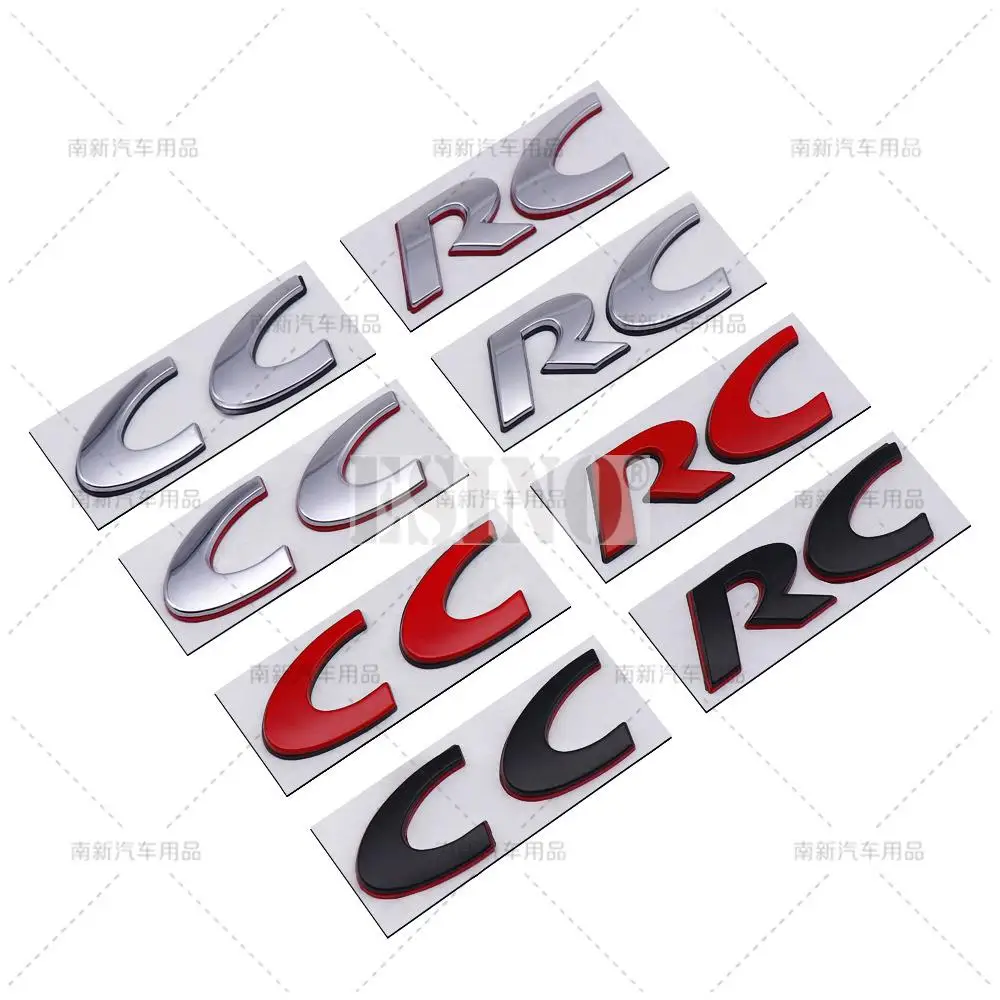 자동차 스타일링 RC CC 3D 금속 아연 합금 자동차 배지 바디 펜더 뒷 트렁크 접착 데칼 엠블럼 폭스 바겐 VW Passat CC RC