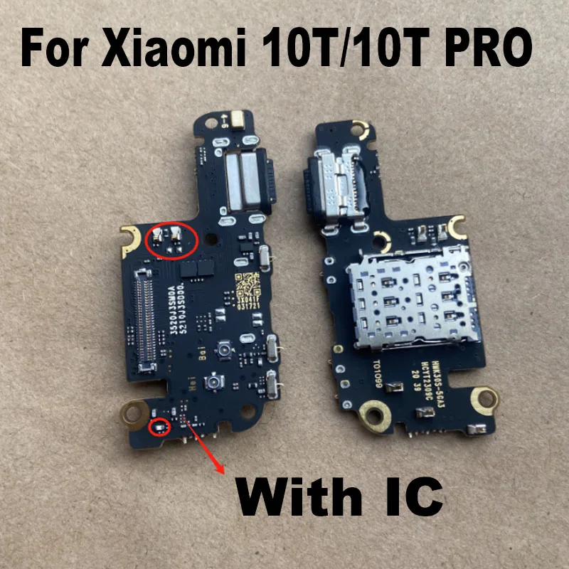 

Charge Board For Xiaomi Mi 10T / Mi 10T Pro USB Charging Port Flex Cable With Quick Charging IC Connector Parts