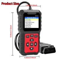 Obd2 Car Diagnostic Scanner with Voltage Tester - Engine Fault Code Reader for All Vehicles after 1996 - Image 2