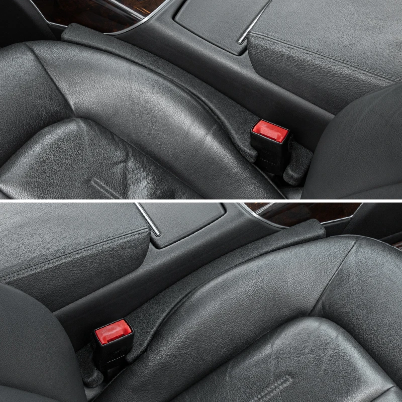Car Seat Gap Filler Universal PU Leak-proof Filling Strip Side Seam Plug Strip Anti-Drop Seat Gap With Hole Car Decor Auto car seat gap filler car seat gap organizer car seat leak proof strip
