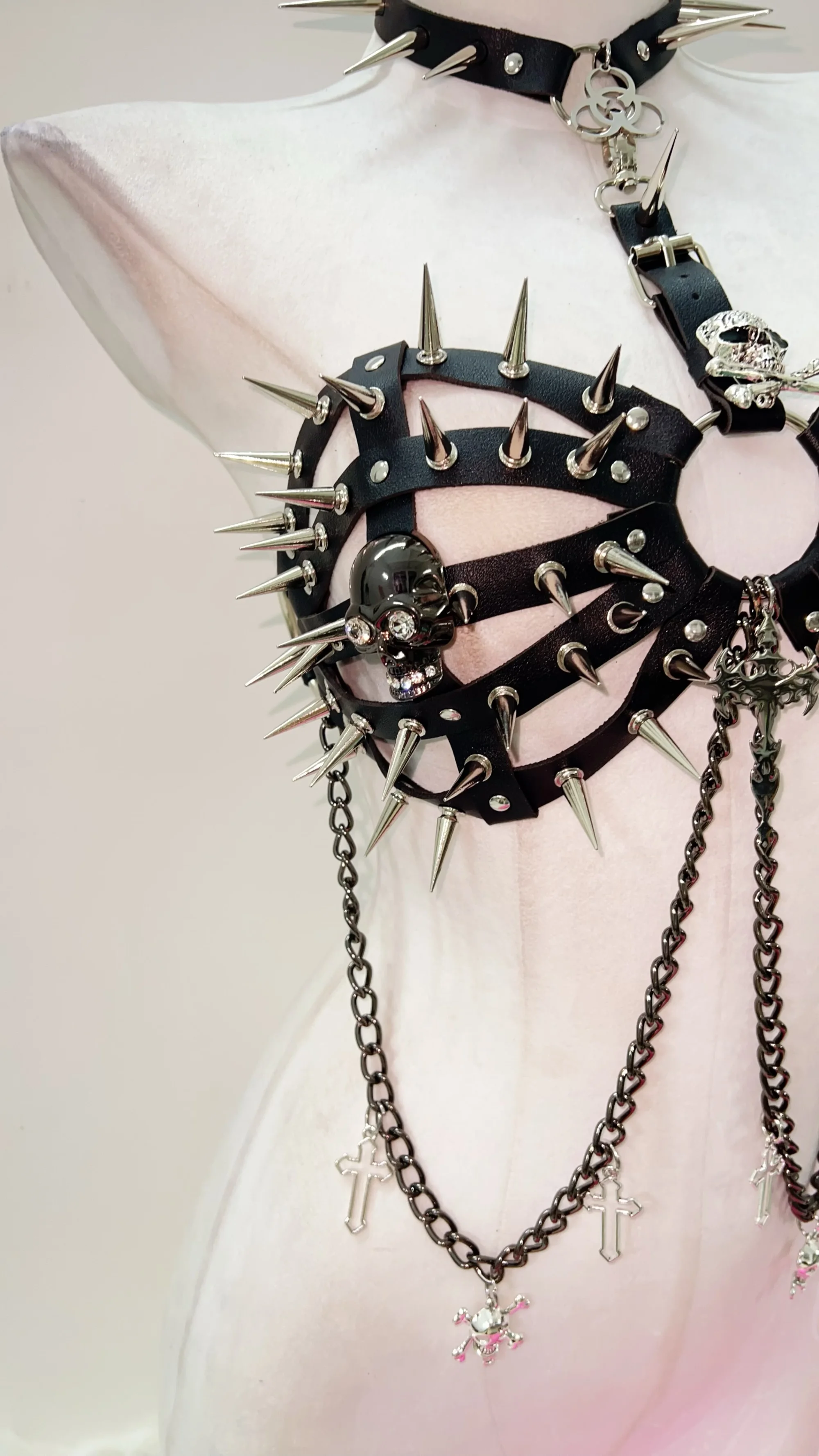 Halter Neck Harness Bra Top 20