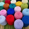 1 pc 130Yards T-Shirt Yarn Knitting Yarn Fabric Crochet Cloth Solid Color Tshirt Yarn for Crocheting Beginners DIY Hand Craft 1