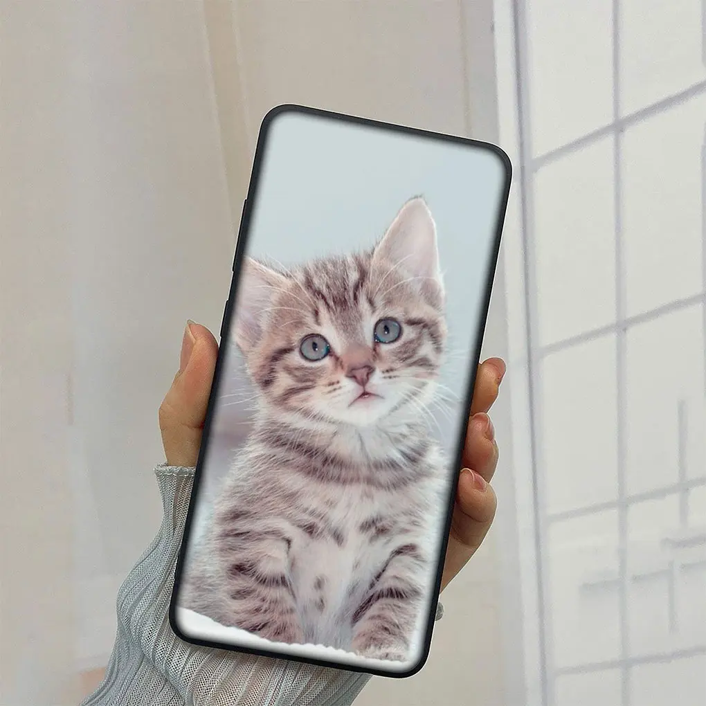 Meow Eyes Kitten Cat Soft Phone Case Cover