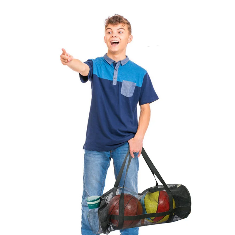 Foldable Large Capacity Mesh Duffels Gear Storage Bag