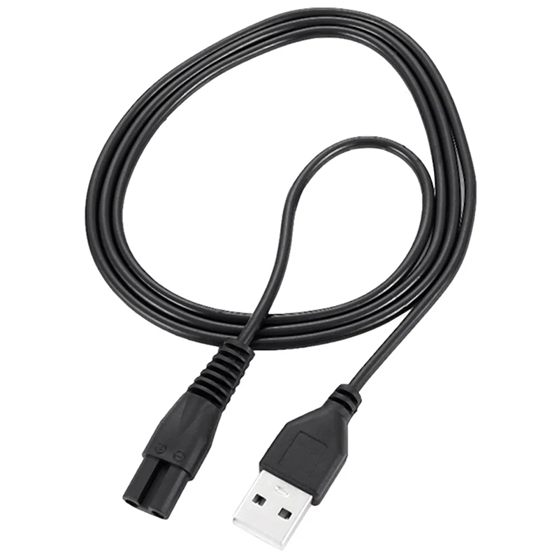 메리디안 그루밍 전기 면도기 트리머와 호환되는 1Pc 충전기 케이블 교체용 충전 케이블 전원 코드 공급 어댑터