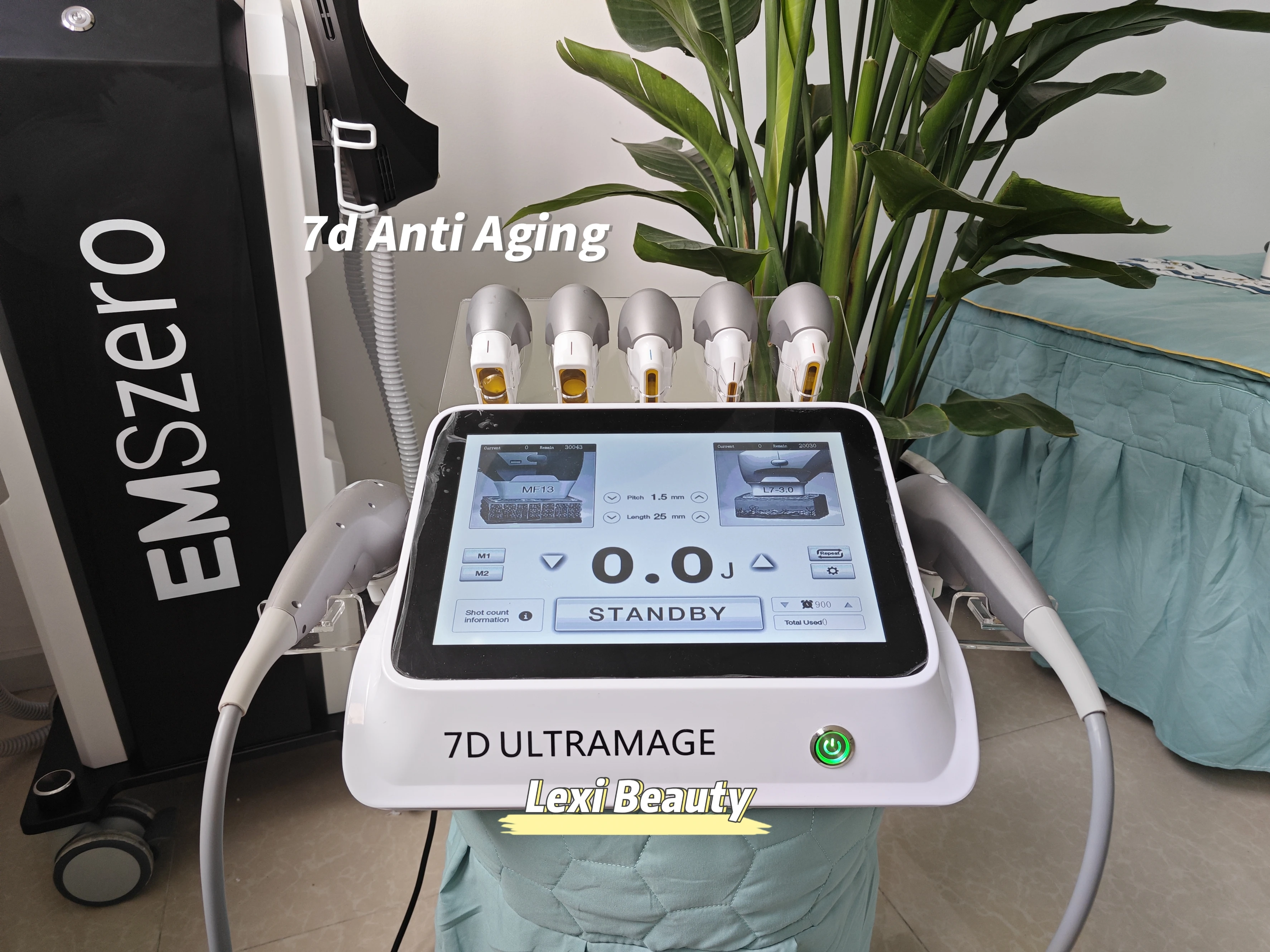 

2024 7D Facel Lifting Body Slimming Machine Eye Neck Face Wrinkle Removal Skin Rejuvenation Tools With 7 Cartridge