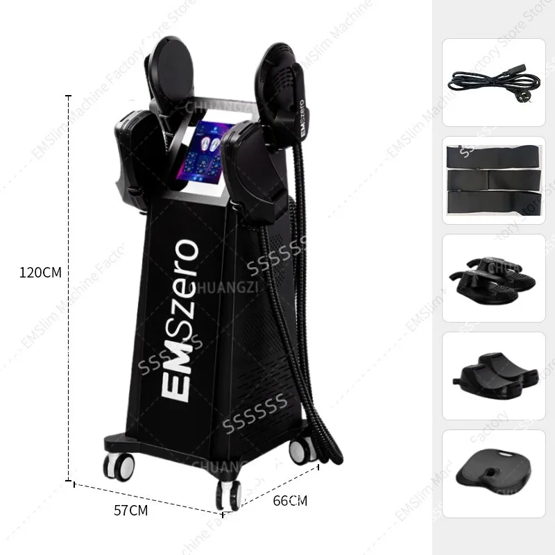 EMSzero Weight Loss Stimulating Body Sculpting Machine Fat Removal Muscle Fitness EMS Portable Slimming Machine 4 Handle Upgrade 6