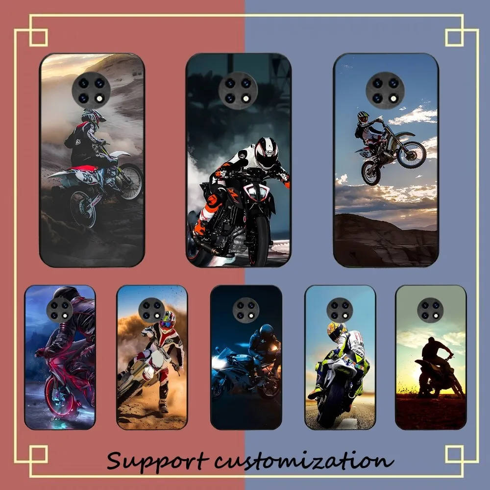Moto Cross мотоциклетный спортивный телефон случай для Redmi Примечание 4X5 A 6 7 8 T 9 9S 10 11 11S 11Epro Poco M3 Pro