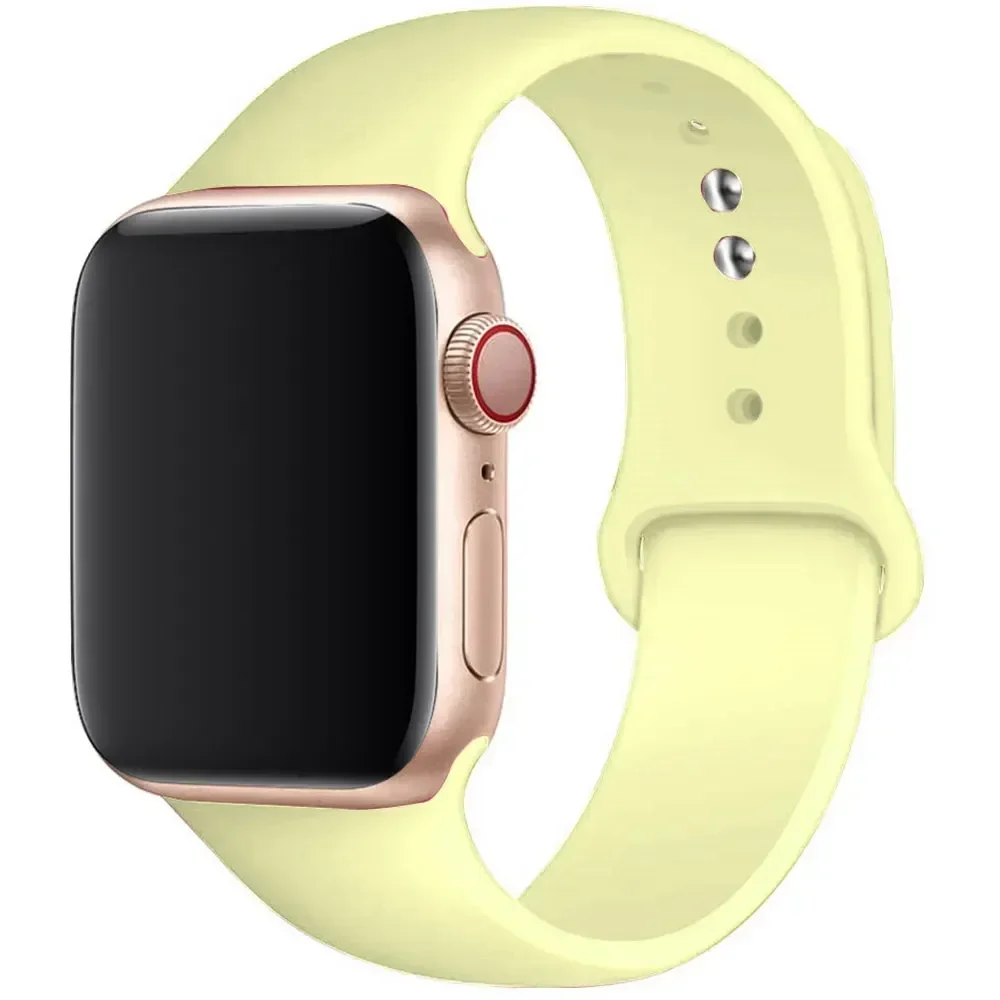 Premium Silicone Sport Band for Smartwatch - Vibrant & Durable Design for Everyday Wear