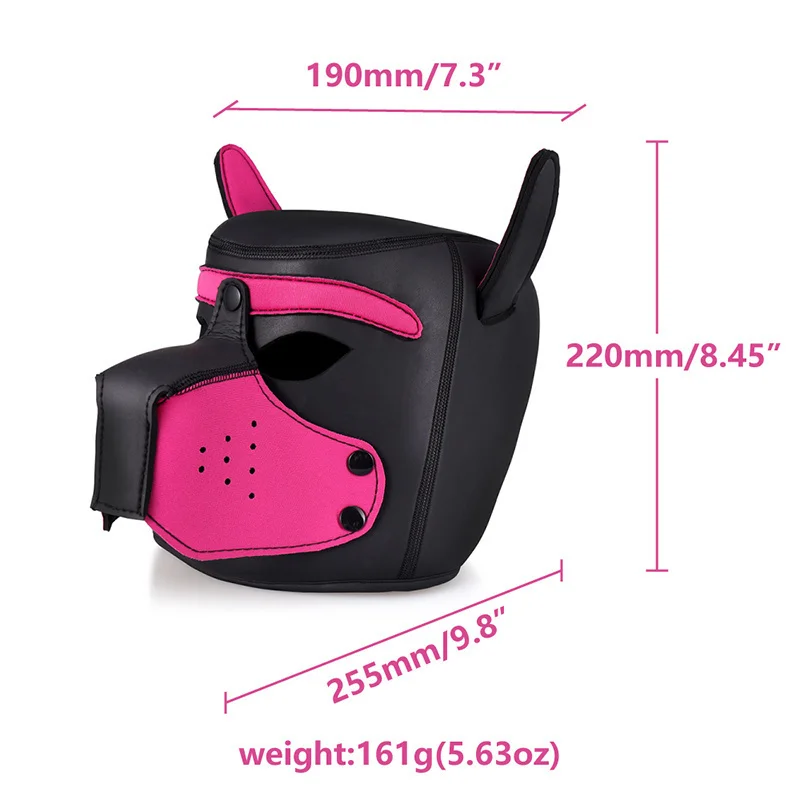 Bdsm Pup Hood Mask For Sexual Play And Bondage Couples Kit_voghion.com