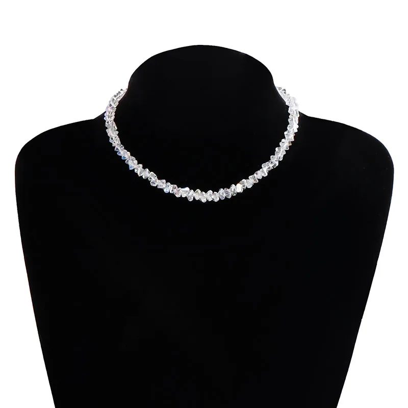 Colar de corrente com contas para mulher joia elegante_voghion.com