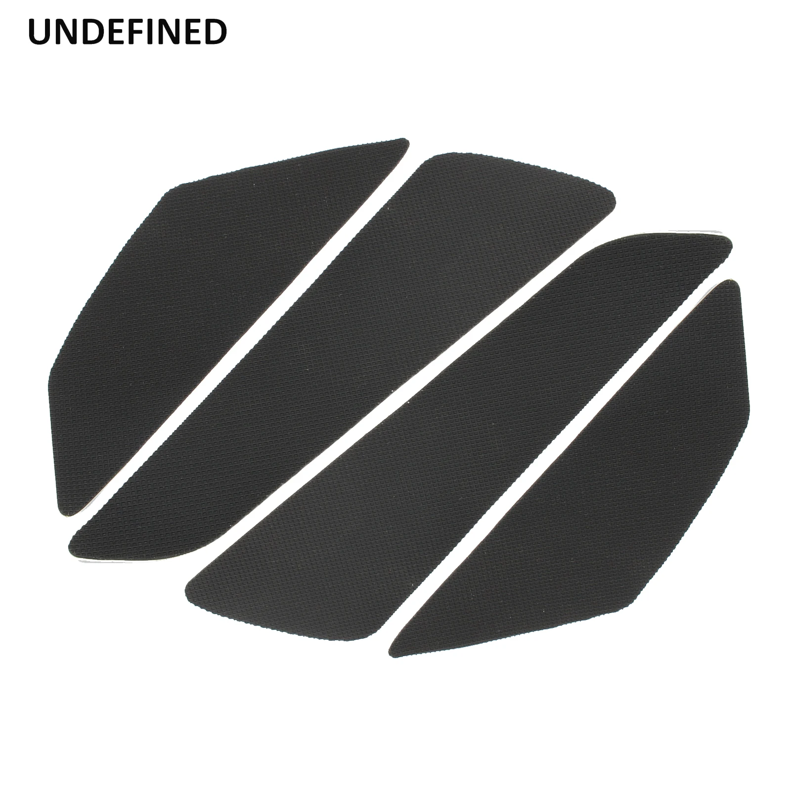 Universal fuel tank traction side pad Motorcycle rubber decals Black Gas knee grip protector sticker For Honda Yamaha Suzuki CB