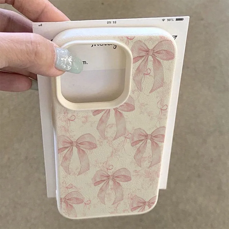 Full Screen Lichee Leather Pattern Shockproof Phone Case