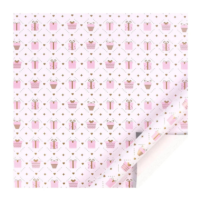 Heart Tissue Paper, 20 x 26 Big Size Love Heart Gift Wrapping Paper Bulk  Gift Wrapping Accessory Wrap for Valentine, Birthday, Wedding, Christmas