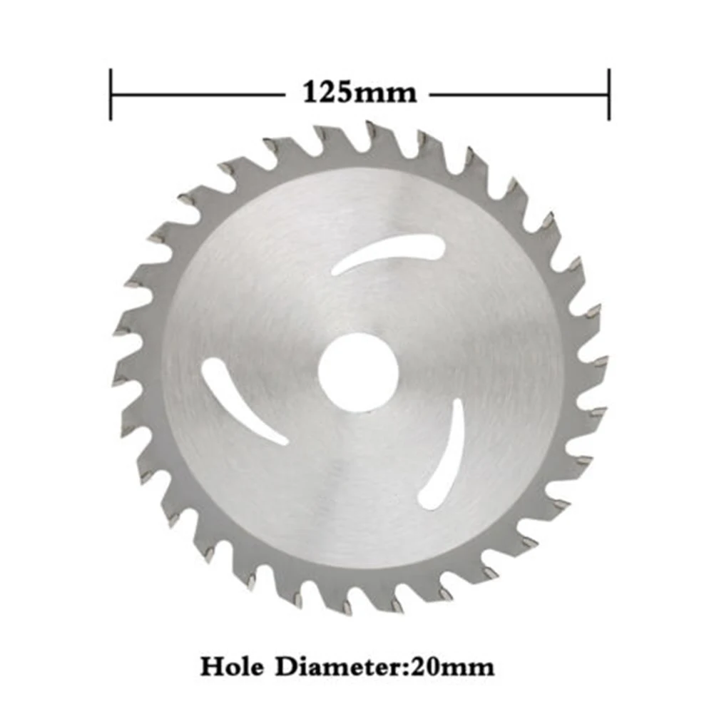 High Quality Saw Blade Saw blade Replacement Part Replace Accessory Equipment Wood Woodworking 125mm 20mm Bore