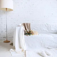 100% Linen Sofa Cover ,Premium Quality Sofa Slipcover, Soft Couch Chair Cover for Living Room Bedroom LOVESEAT Home Textile 2