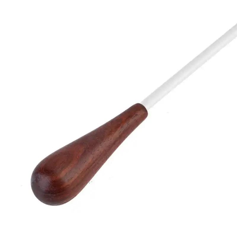 Wooden Conductor Stick 38cm 15In Wooden Baton Band Conductor Stick with Rosewood Handle Tube