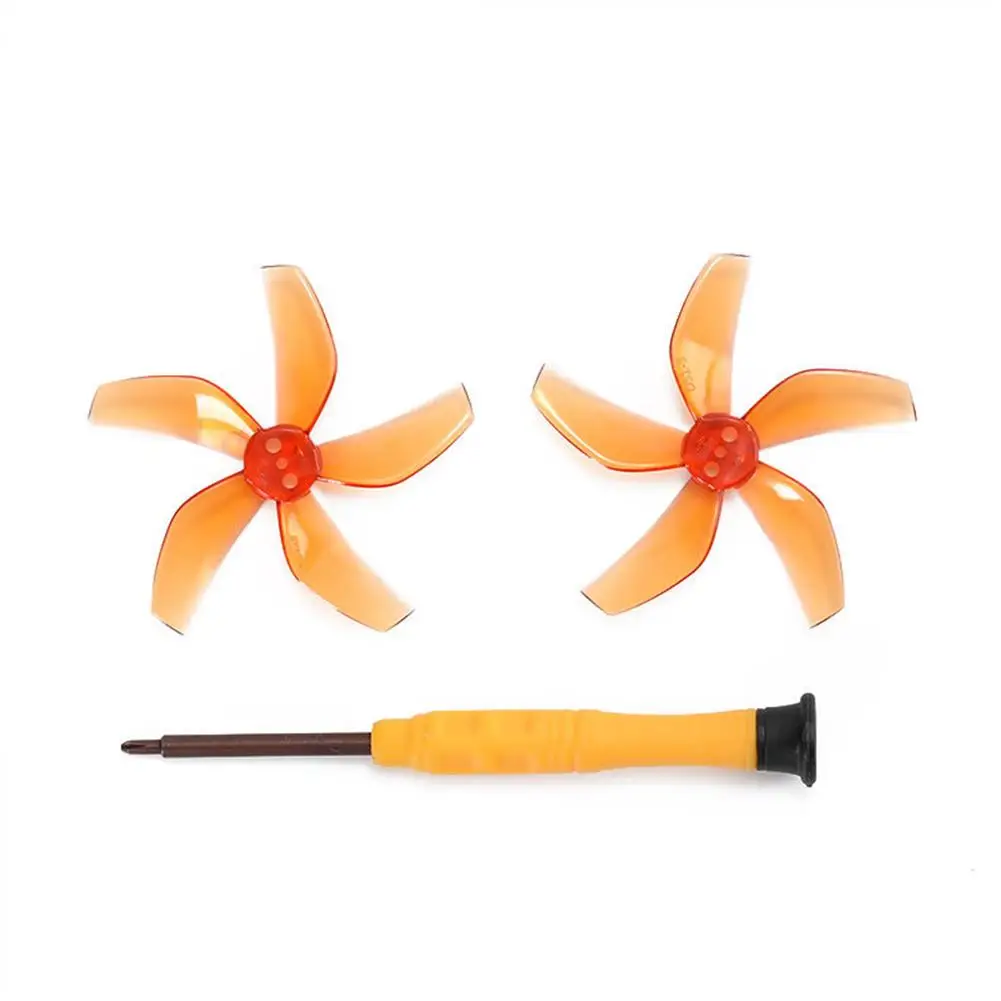 Hélices Drone 2 Paires Orange/Gris/Rose Compatible DJI Mavic Mini