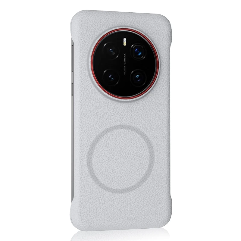 Huawei Honor Magic 7 Pro Slim Magnetic Protective Case - Hard PU, Wireless Charging Compatible