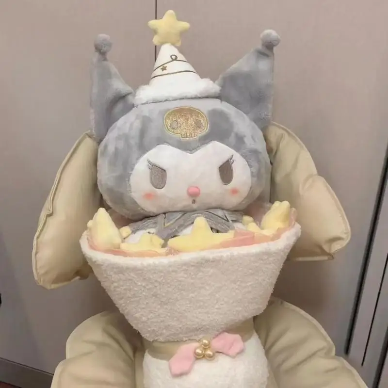 

Милая плюшевая фотография Hellokittyed, милая аниме Sanrio Cinnamoroll My Melody Kuromi, мультяшная девушка, подарок на день рождения